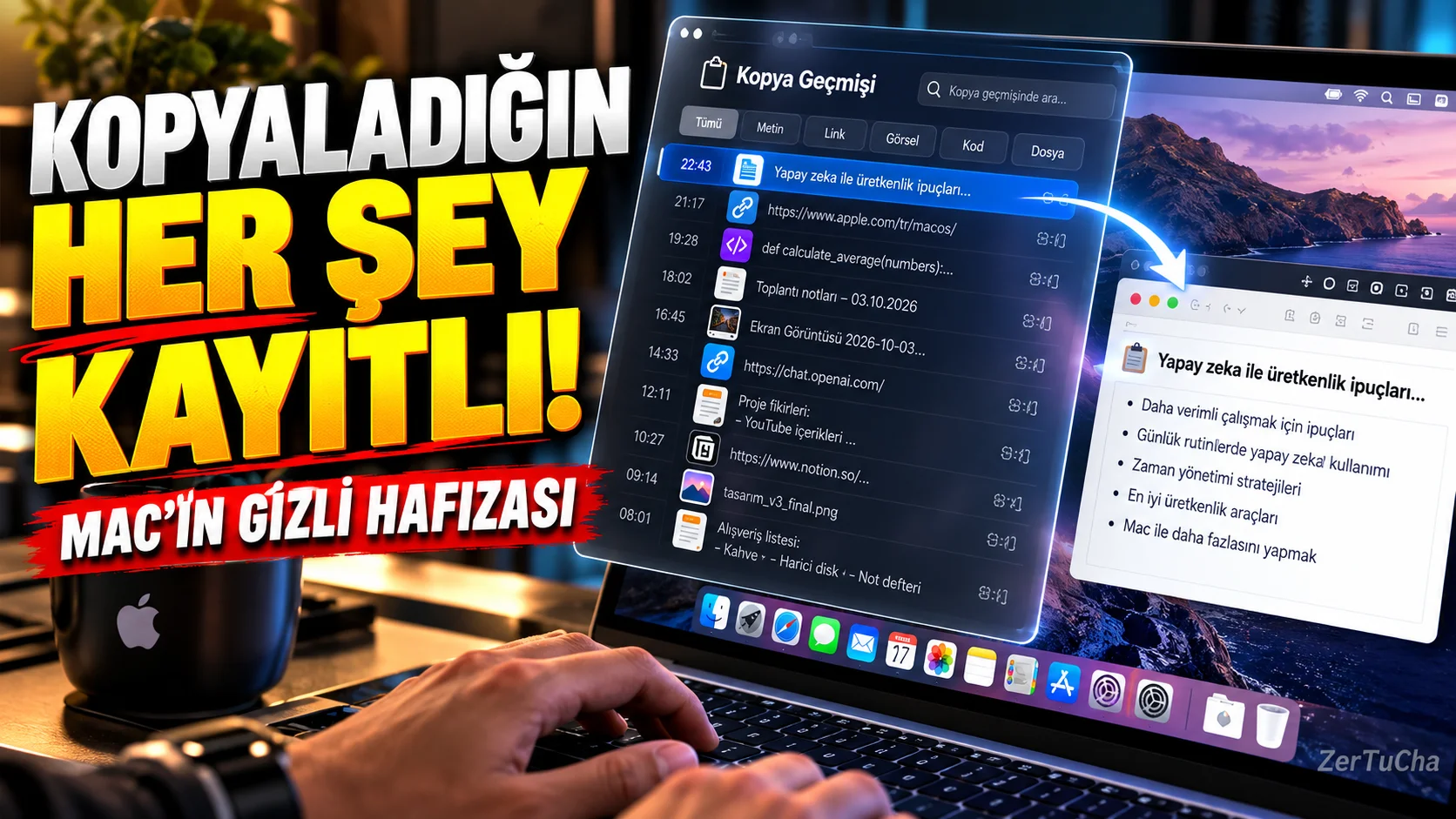 MAC'TE KOPYALADIĞIN HER ŞEY KAYBOLMASIN! Bu Küçük Program Çok İşe Yarıyor