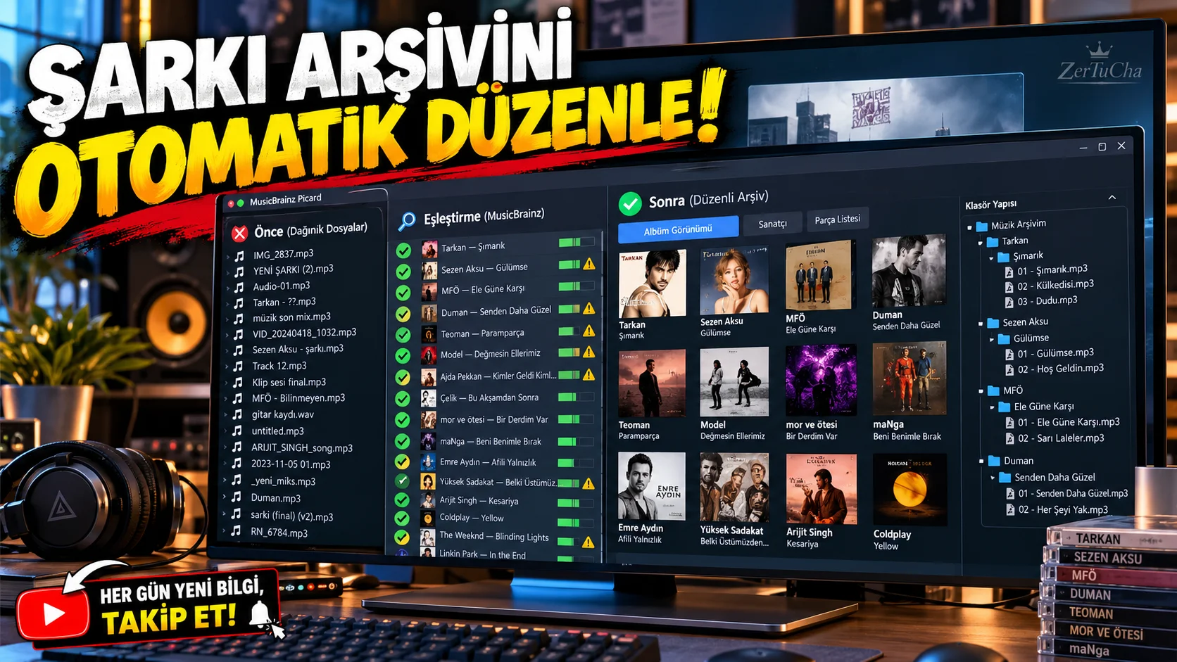 MUSICBRAINZ PICARD: Binlerce Şarkının Sanatçı ve Albüm Bilgilerini Otomatik Düzenleyin!