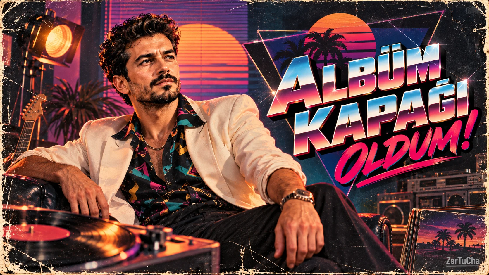 Turn Your Photo Into an 80s Album Cover