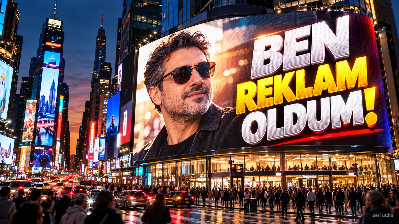 Fotoğrafınızı Dev Bir Reklam Panosunda Gösterin