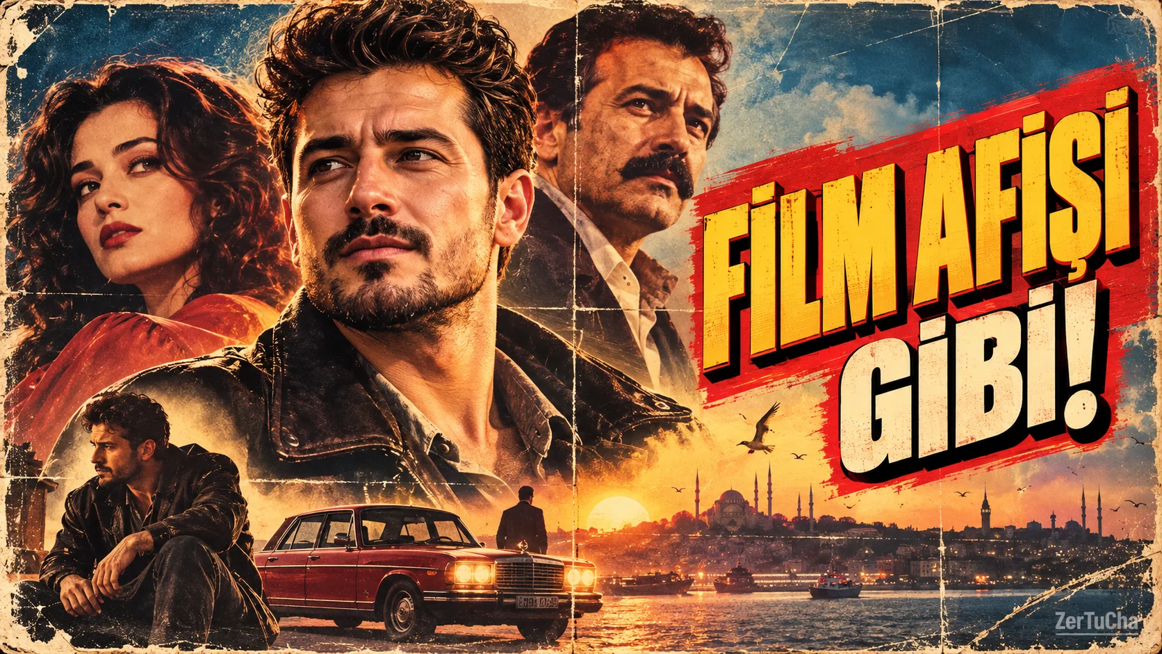 Fotoğrafınızı 90'lar Film Afişine Dönüştürün