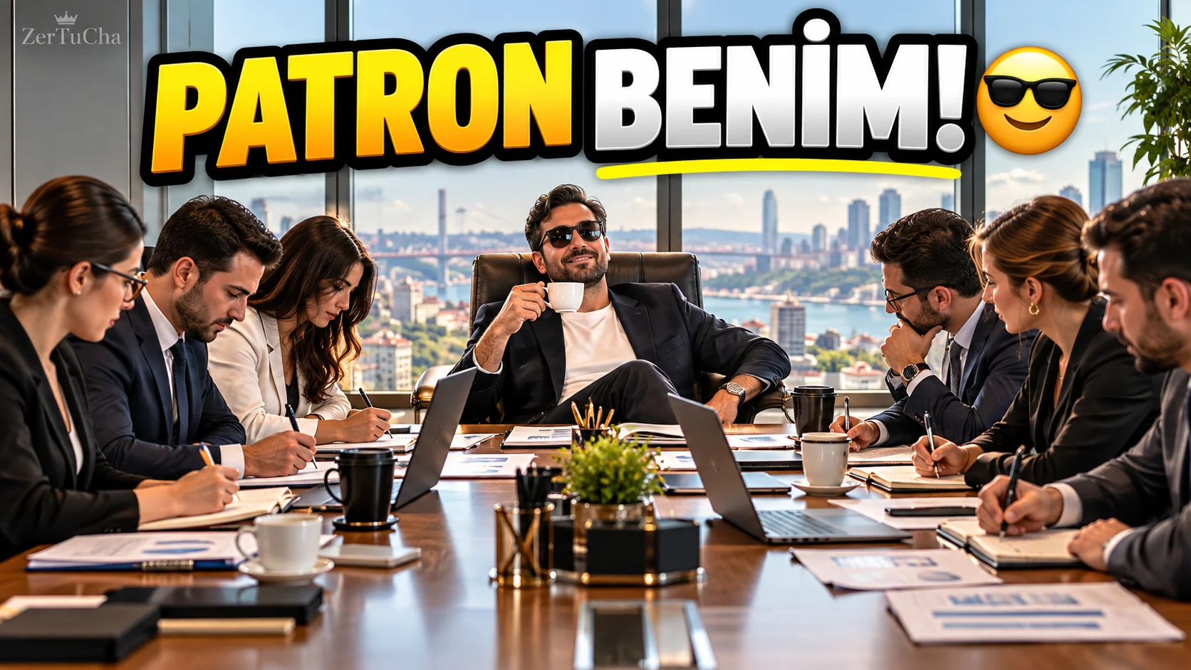 Fotoğrafınızdan Komik Bir “Patron Benim” Sahnesi Yapın 😎