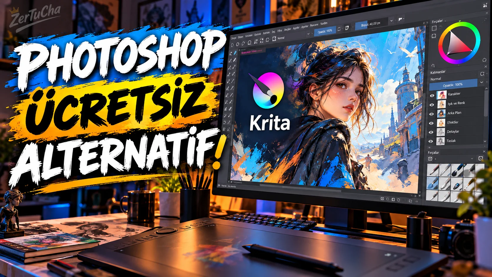 Free Alternative to Photoshop: Krita