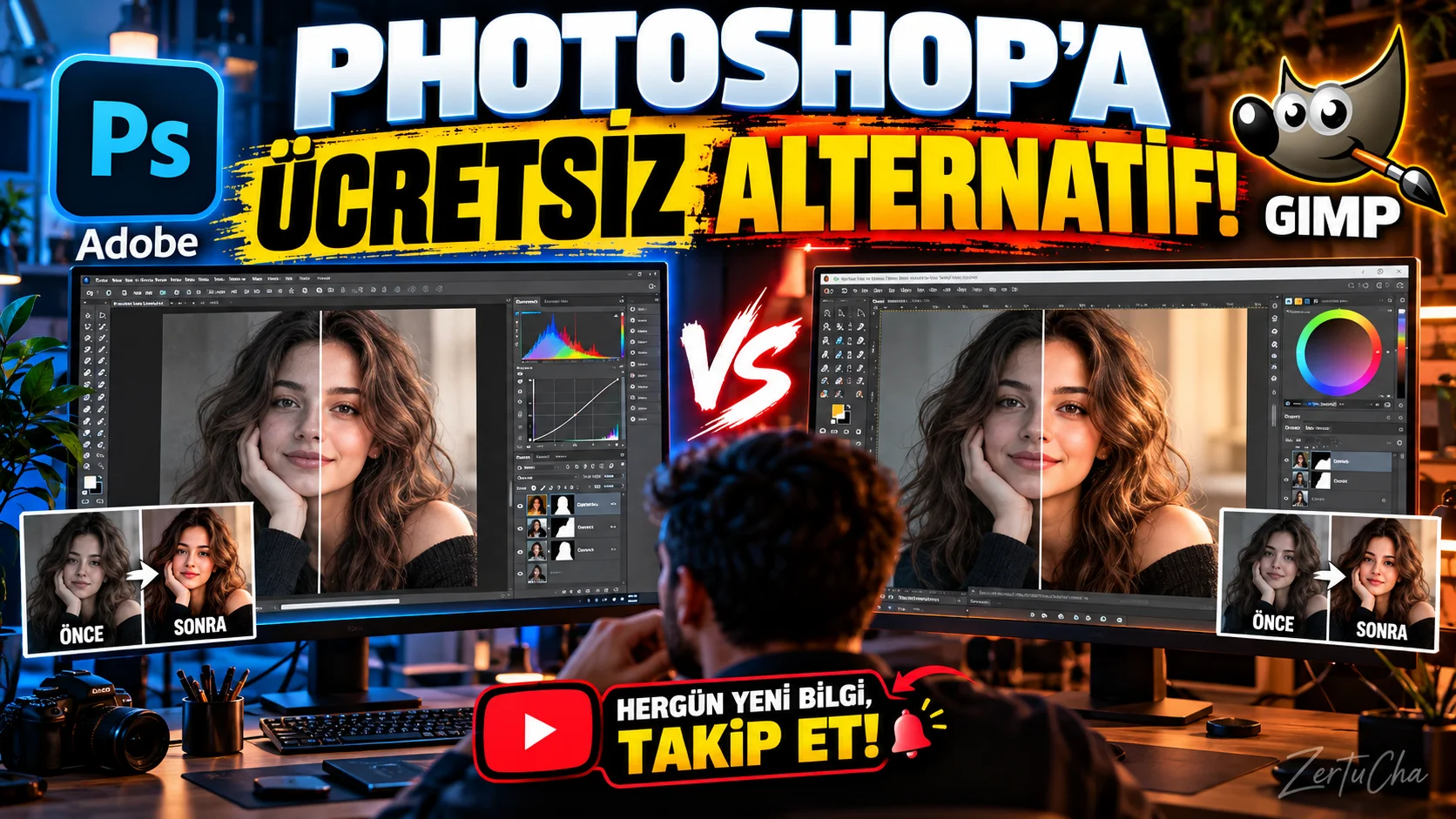 Adobe Photoshop → GIMP