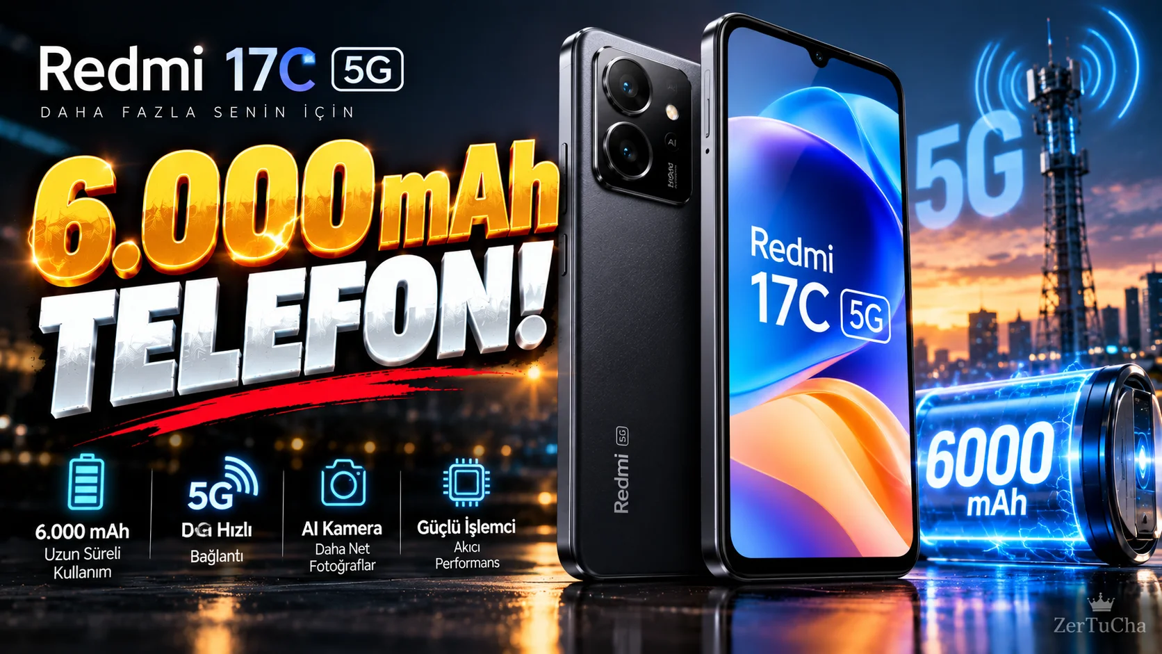 Redmi 17C 5G Hindistan'da Tanıtıldı