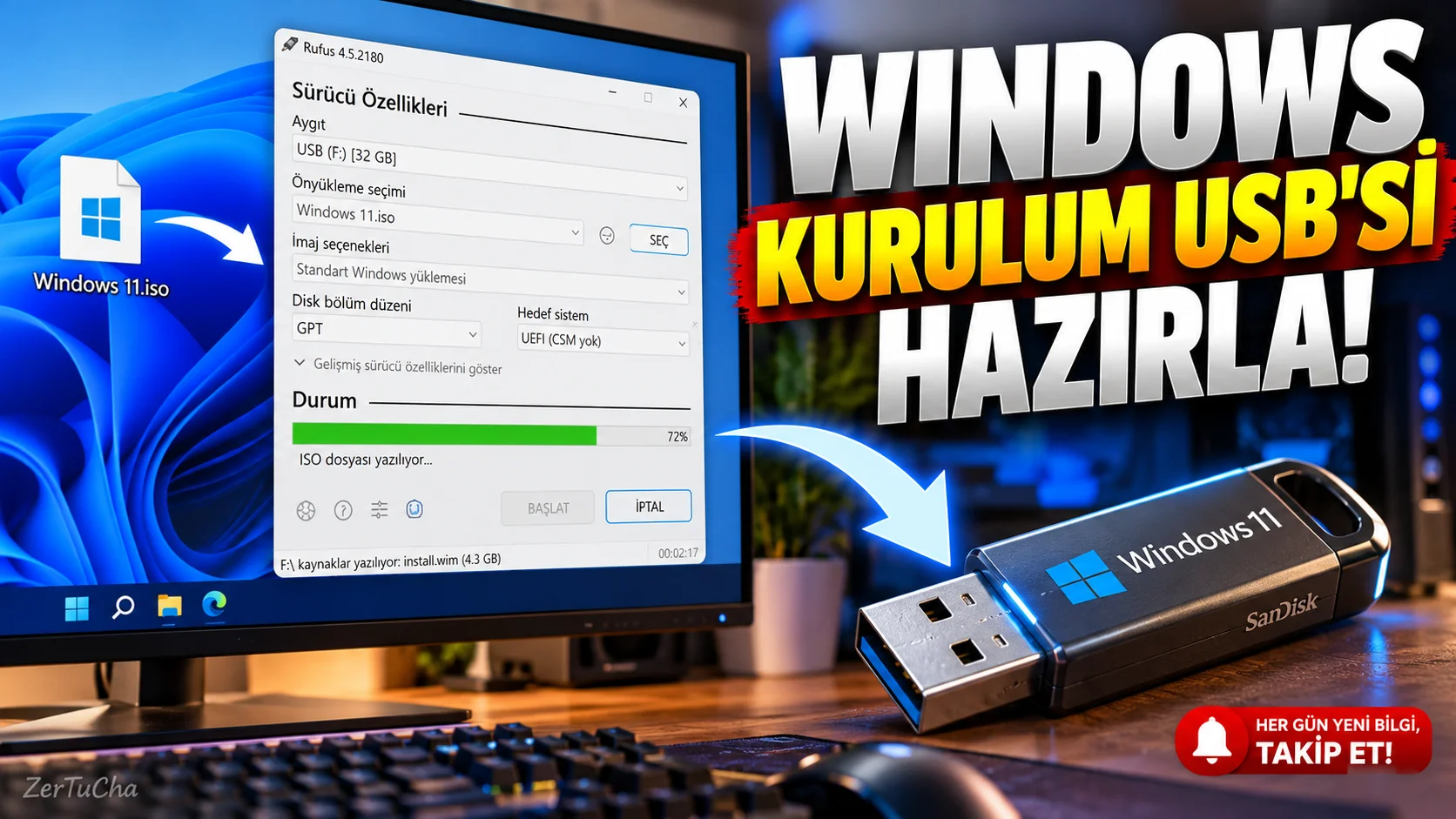 RUFUS: Prepare the Windows Installation USB Yourself!