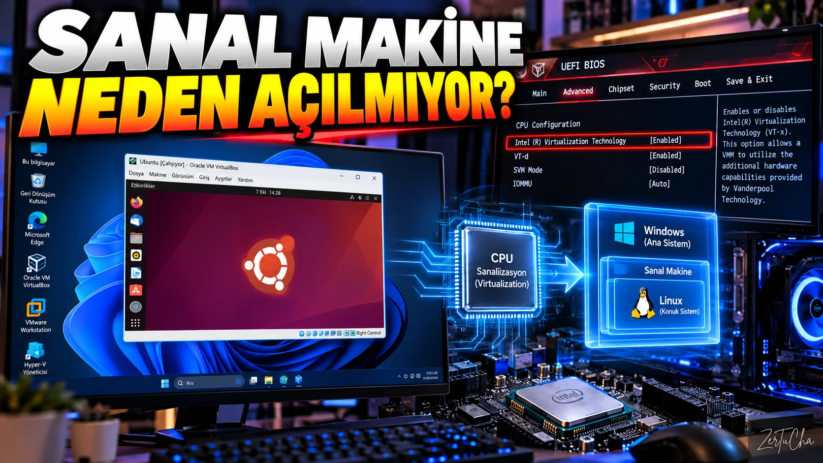 Windows'ta Sanal Makine Kuramıyorsanız İlk Önce Bu Ayarı Kontrol Edin