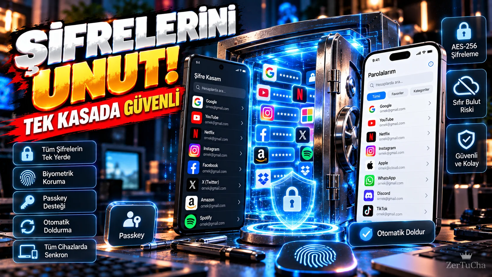 ŞİFRELERİNİ TEK TEK YAZIYORSAN YANLIŞ YAPIYORSUN! Telefonunda Bunu Kullan
