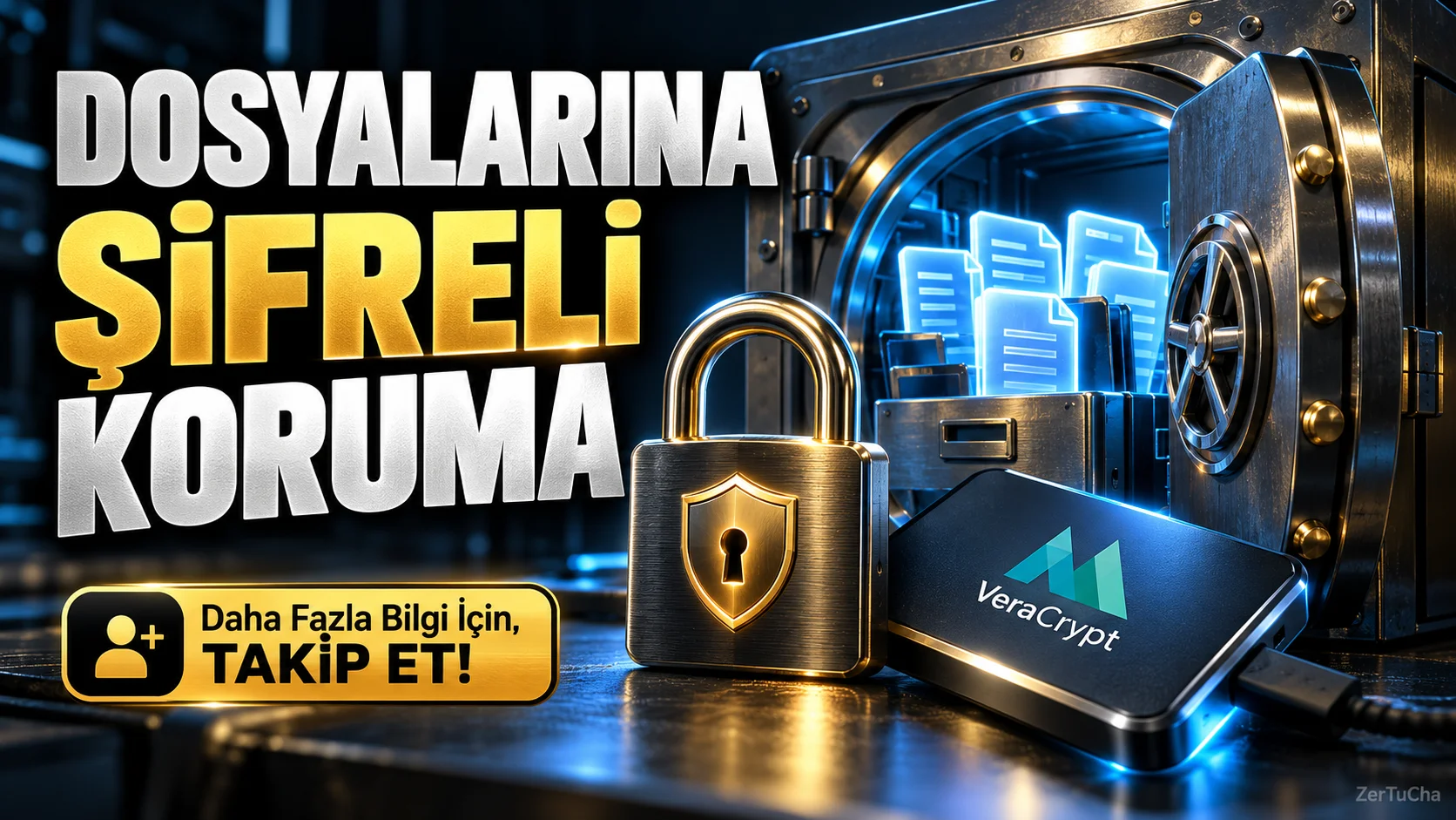 VeraCrypt: Hassas Dosyalar İçin Şifreli Bir Kasa Oluşturun