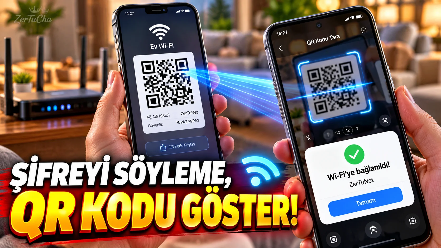 Show QR Code Instead of Telling Wi-Fi Password: Easy Way to Share Wi-Fi on iPhone