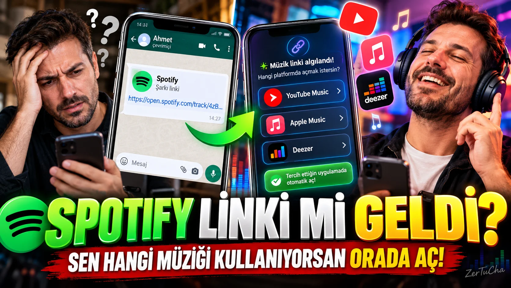 ARKADAŞIN SPOTIFY LİNKİ ATTI AMA SEN BAŞKA UYGULAMA KULLANIYORSUN! Çözümü Çok Basit