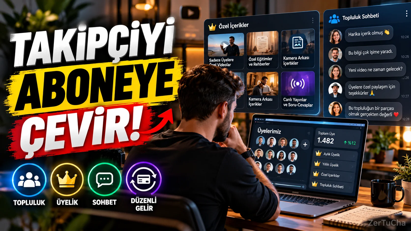 Ücretli Topluluk Kurarak Para Kazanmak: Takipçiyi Abone Müşteriye Dönüştürme Rehberi