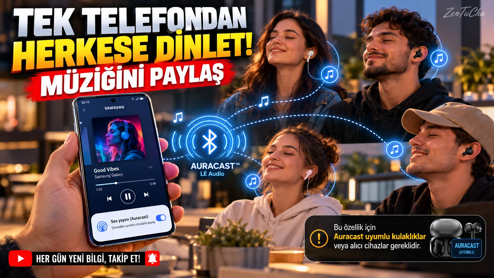 Müziğinizi Birden Fazla Kişiye Aynı Anda Kablosuz Yayınlayın!