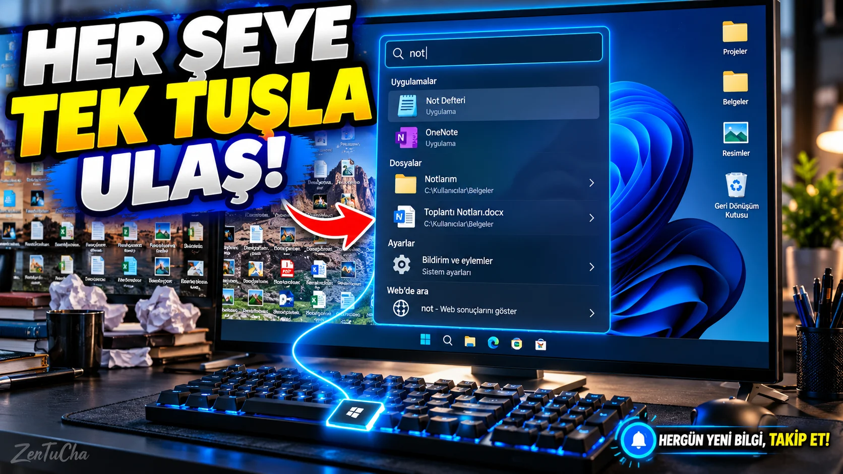 Windows'ta Program Aramayı Bırak! Her Şeye Tek Tuşla Ulaş