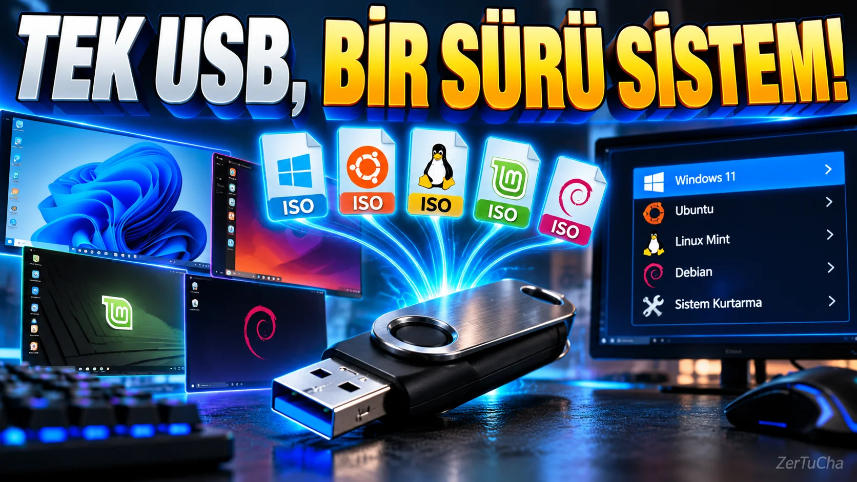 Fit Multiple Operating Systems on a Single USB Memory! Ventoy's Logic is Very Different