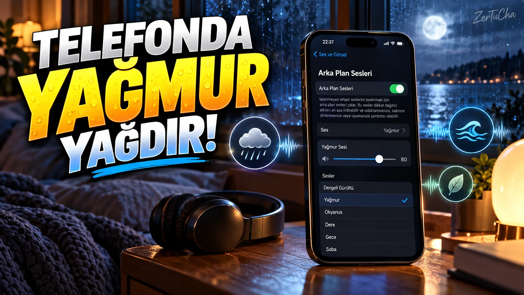 You Can Turn on Rain Sound on Your iPhone and Focus: How to Use Background Sounds?