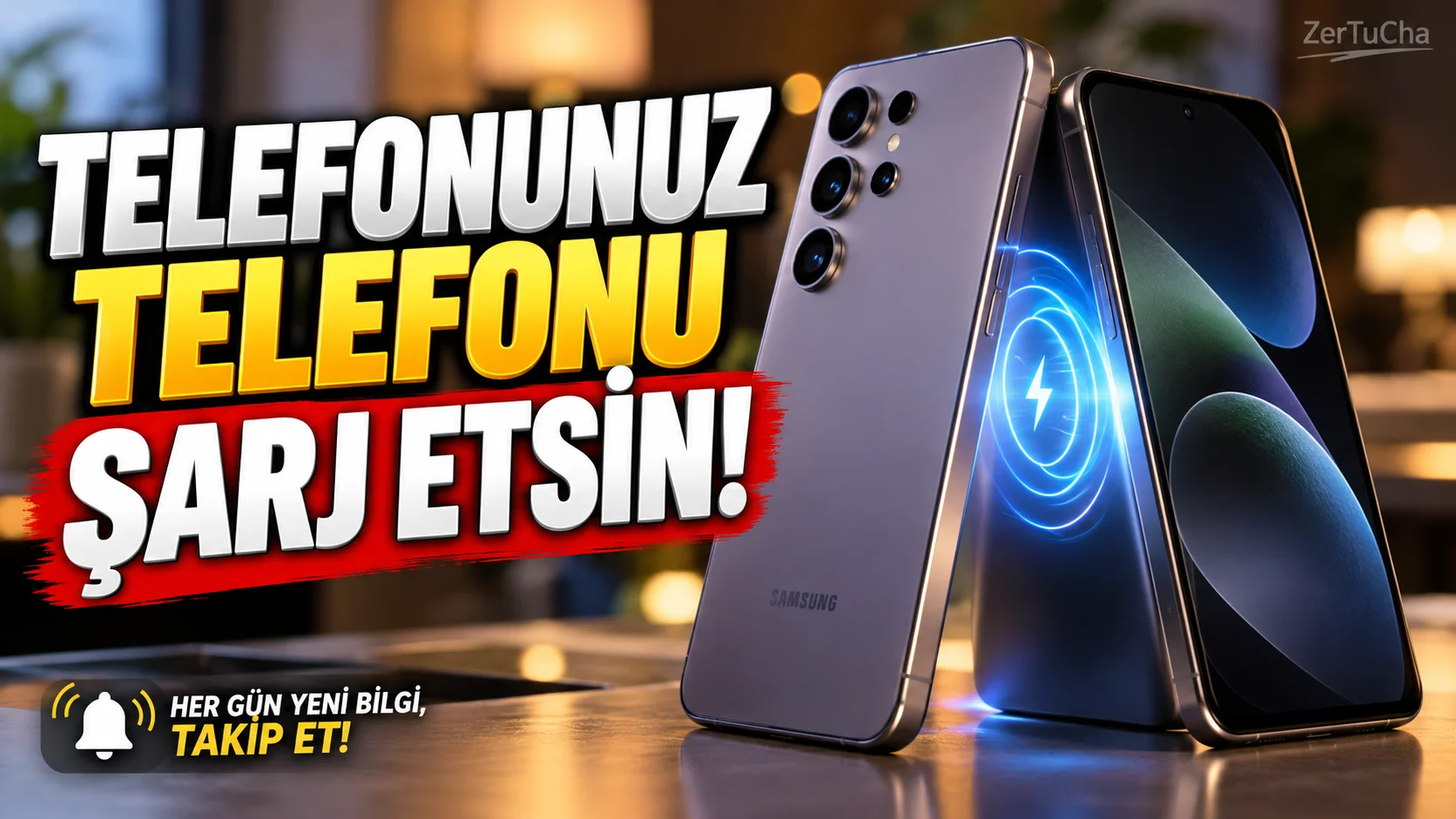 Samsung Telefonunuzla Başka Bir Telefonu Kablosuz Şarj Edebilirsiniz
