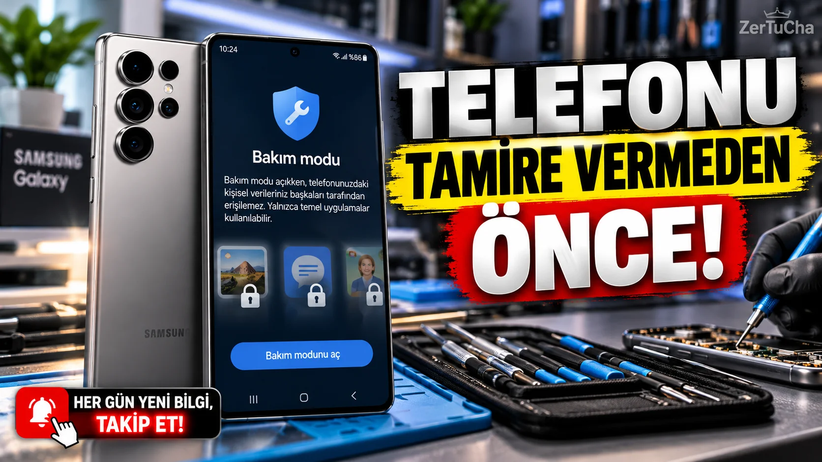 SAMSUNG GALAXY: Telefonunuzu Tamire Vermeden Önce Bu Gizli Modu Açın!
