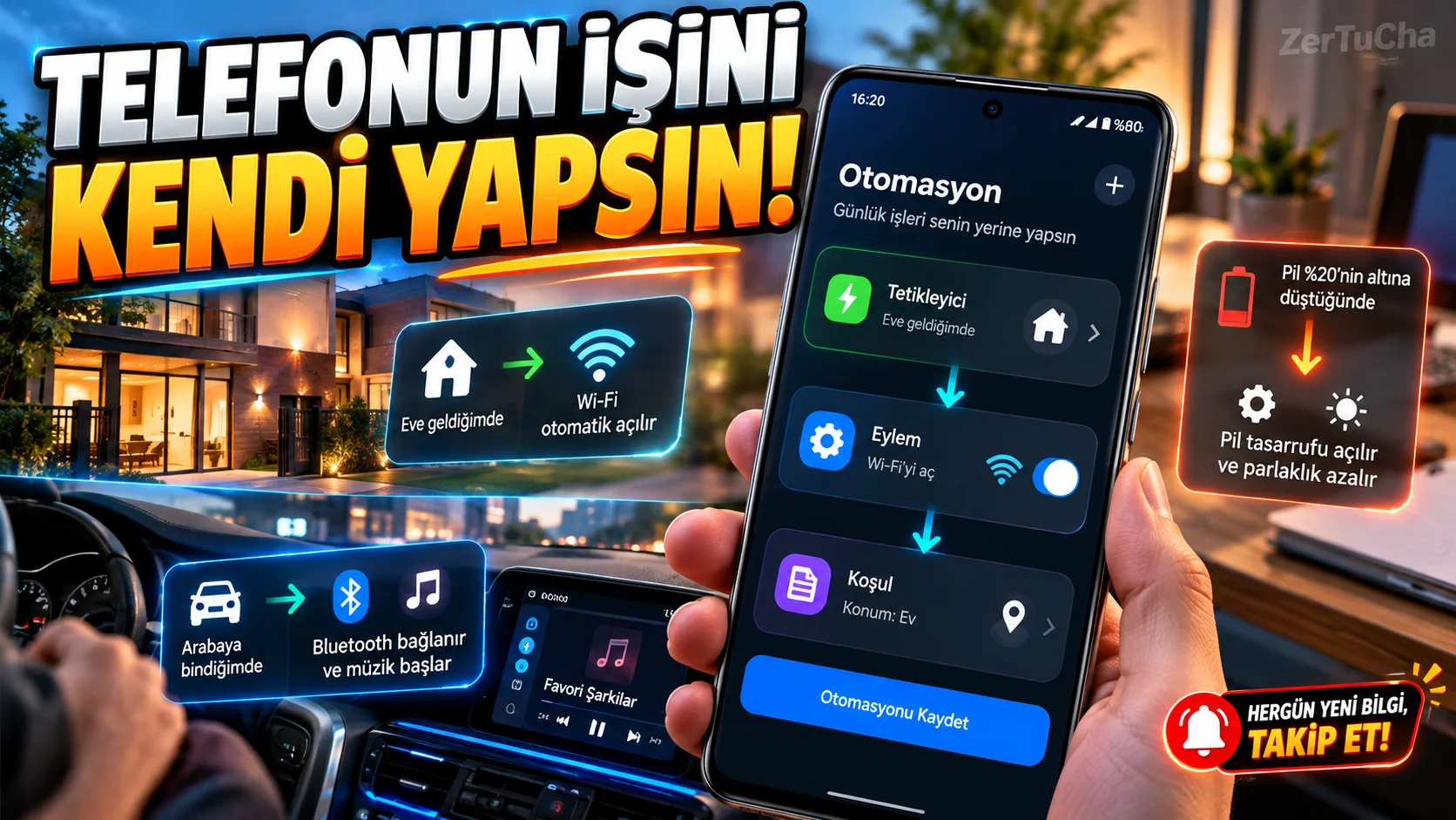 Telefonun Senin Yerine İş Yapsın: MacroDroid ile Otomasyon