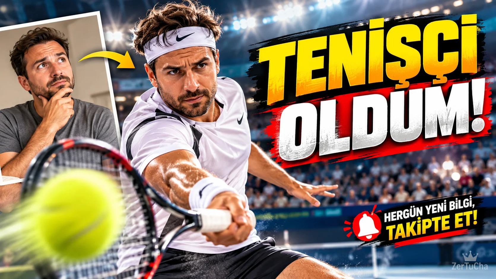 Sıradan Fotoğrafınızı Profesyonel Tenis Maçı Anına Dönüştürün