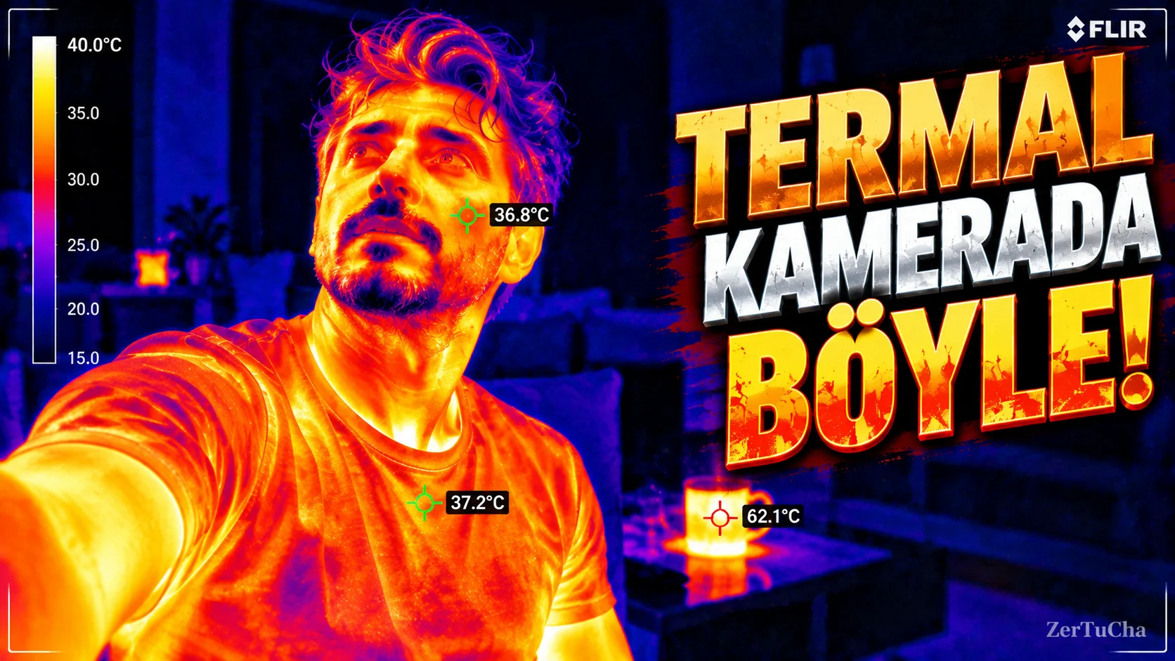 Convert Your Photo into Thermal Camera Image