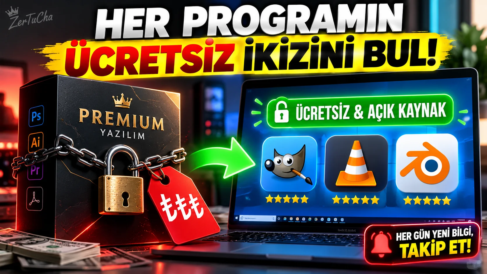 Pahalı Programların Ücretsiz ve Açık Kaynaklı İkizlerini Bulun: AlternativeTo!
