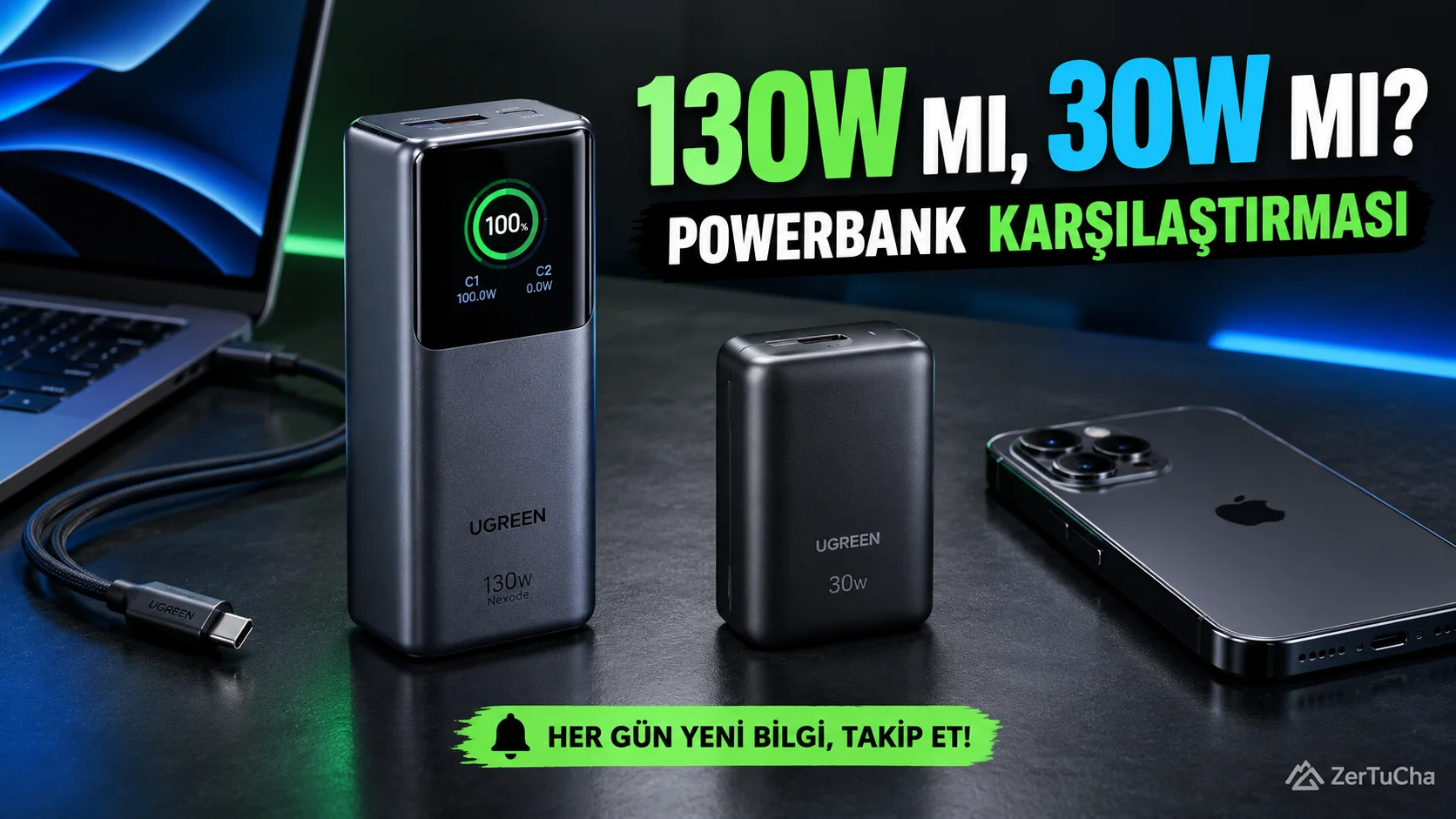 UGREEN Nexode 130W or 30W Powerbank? Which one to buy?