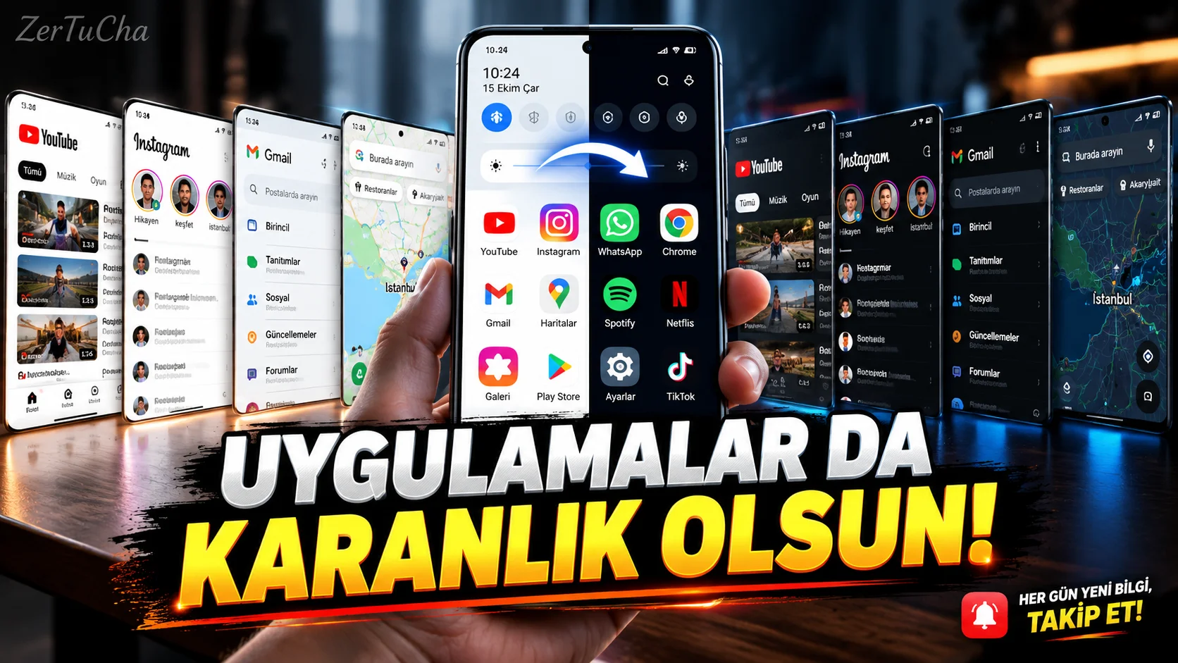 ANDROID 16 AND OLDER: Make Apps Appear Dark Even Without Their Own Dark Mode!