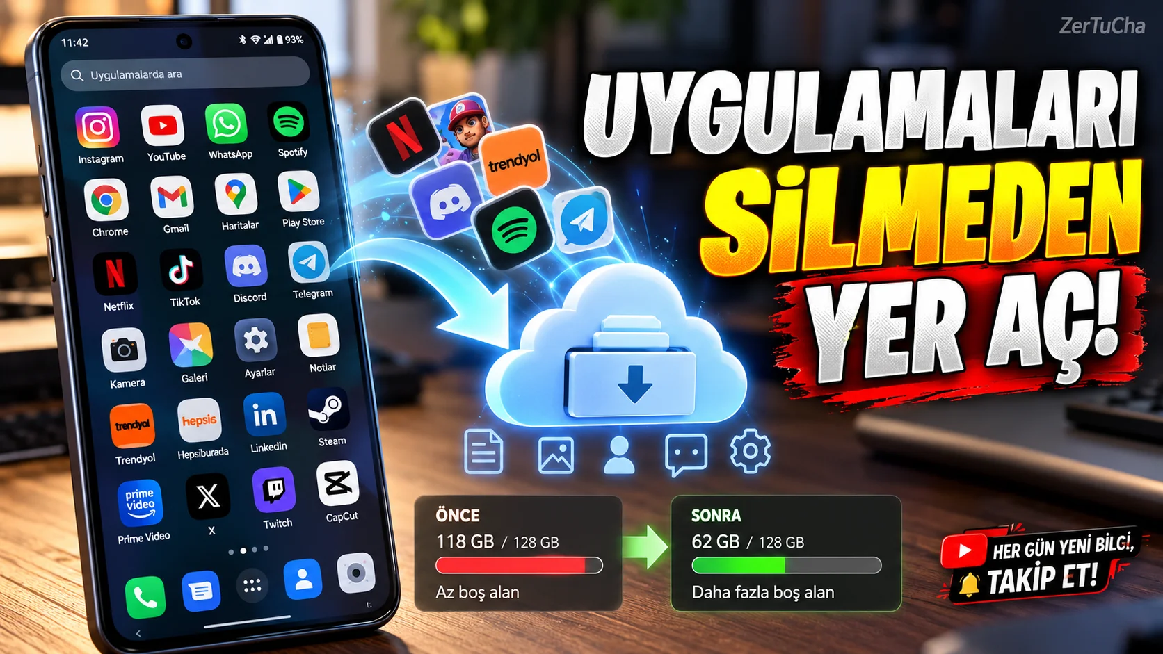 Kullanmadığınız Uygulamaları Silmeden Telefonunuzda Yer Açın!