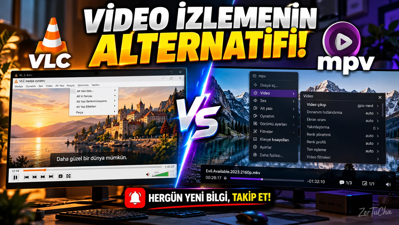 VLC Yerine mpv: Daha Sade Bir Medya Oynatıcı