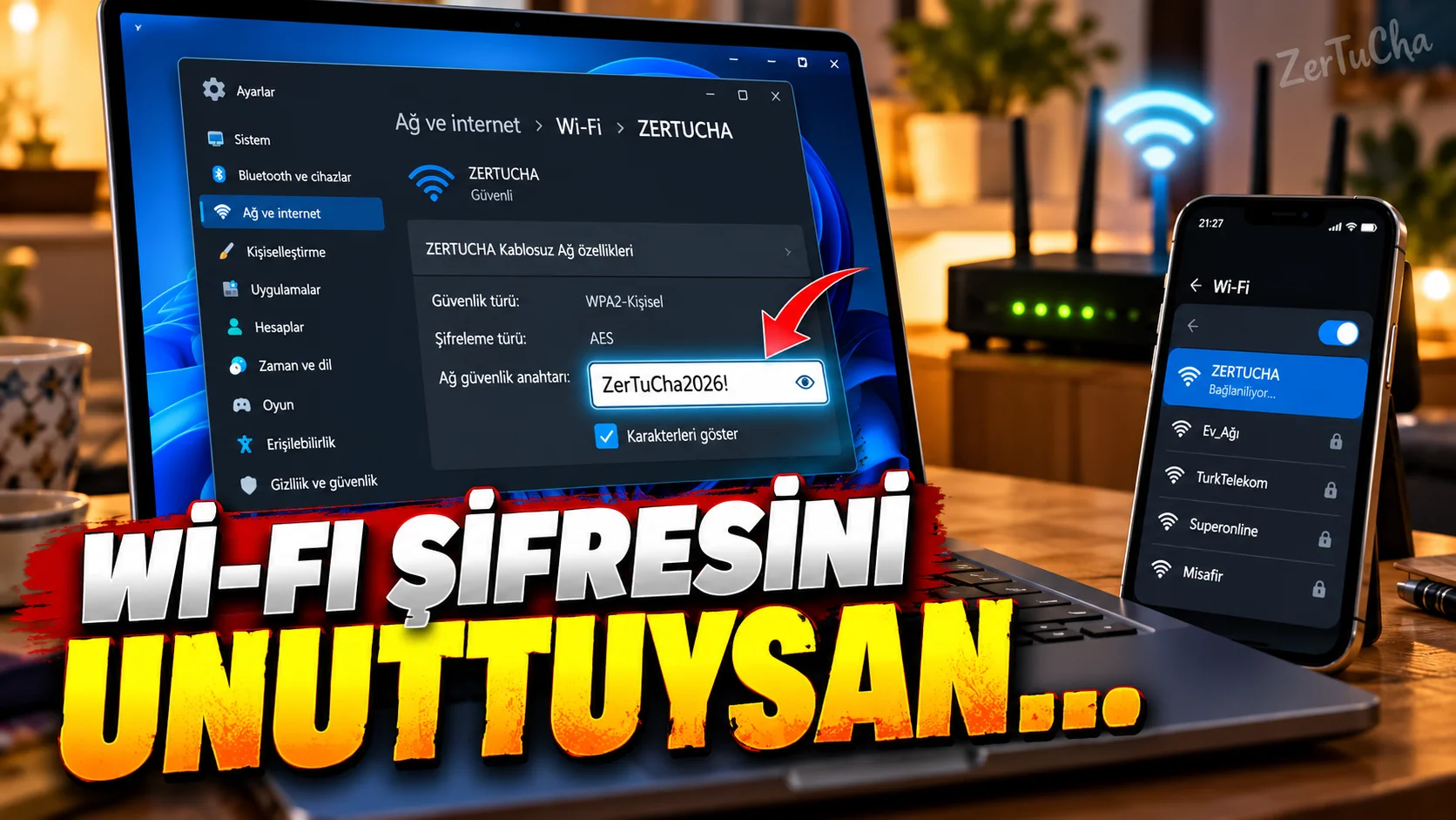 Wi-Fi Şifresini Unuttuysanız Modemin Altına Bakmayın: Windows'tan Öğrenebilirsiniz