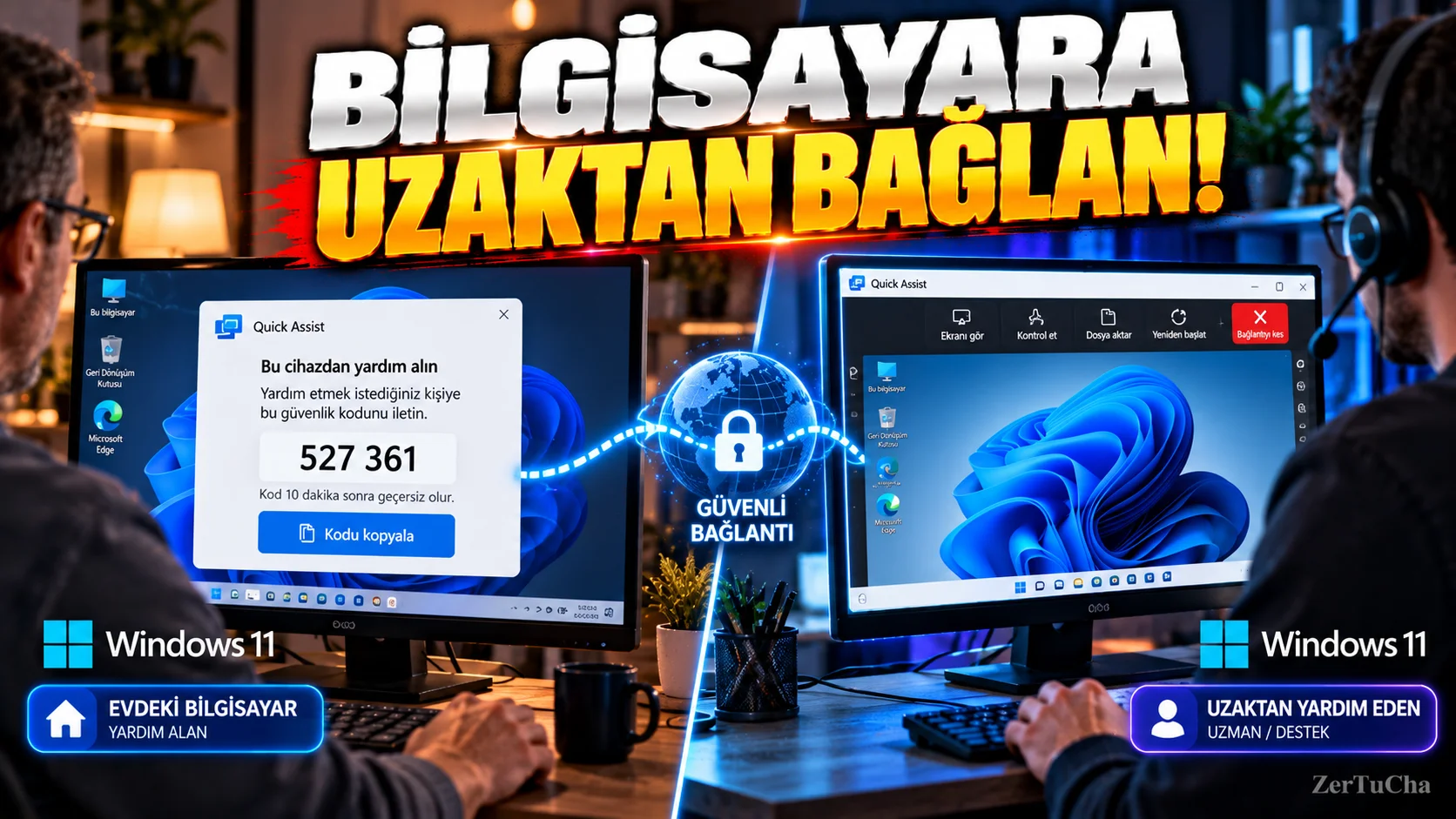 Bilgisayarı Uzaktan Kontrol Etmeden Önce Bunu Bilin: Windows Quick Assist Nasıl Kullanılır?