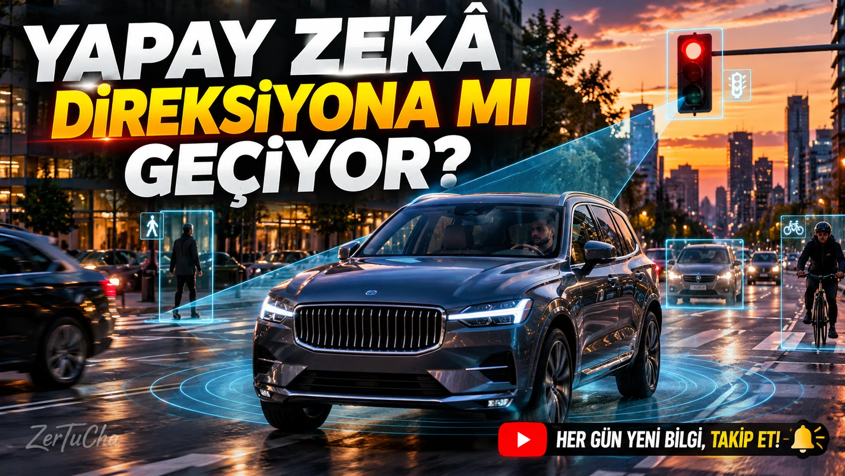 Volvo'nun Yeni Sürüş Teknolojisi Yapay Zekâyla Şehir İçinde de Yol Almayı Hedefliyor