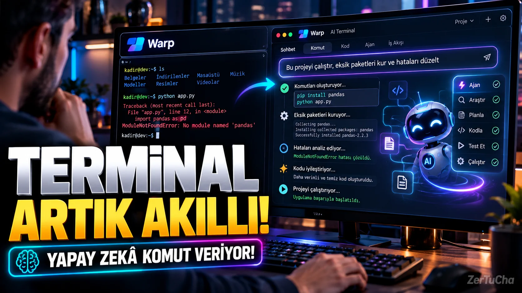 KOD YAZMASAN BİLE İŞİNE YARAYACAK! Terminal Artık Yapay Zekâ ile Çalışıyor