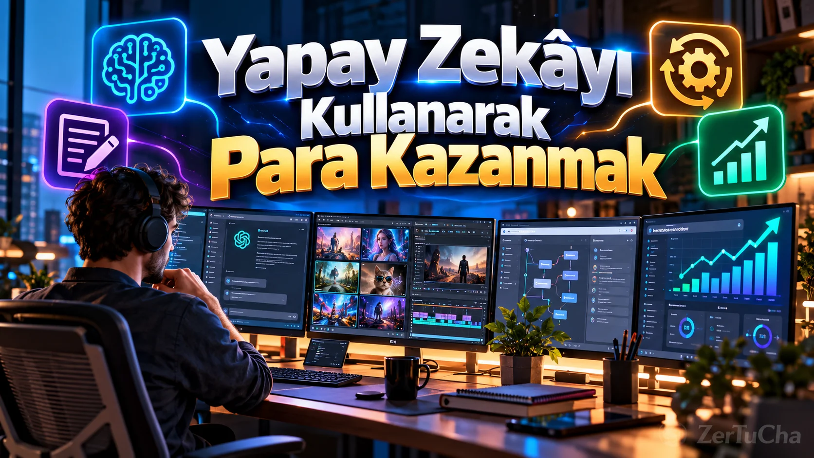 Yapay Zekâyı Kullanarak Para Kazanmak: 2026'da Gerçekten Satılabilecek 10 Hizmet