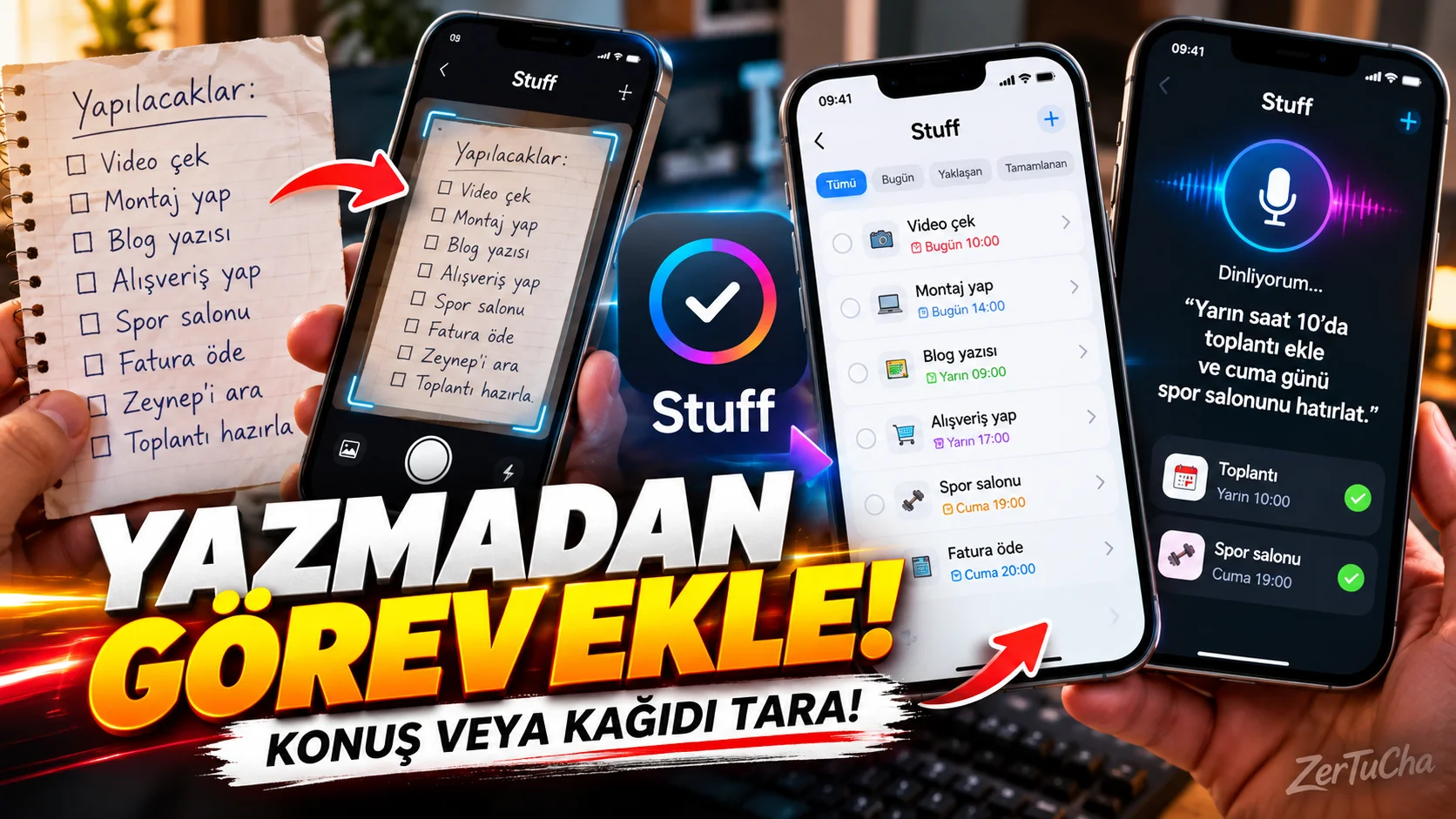 YAPILACAKLAR LİSTESİNE YAZMAK BİLE ÜŞENDİRİYORSA… BUNU DENE