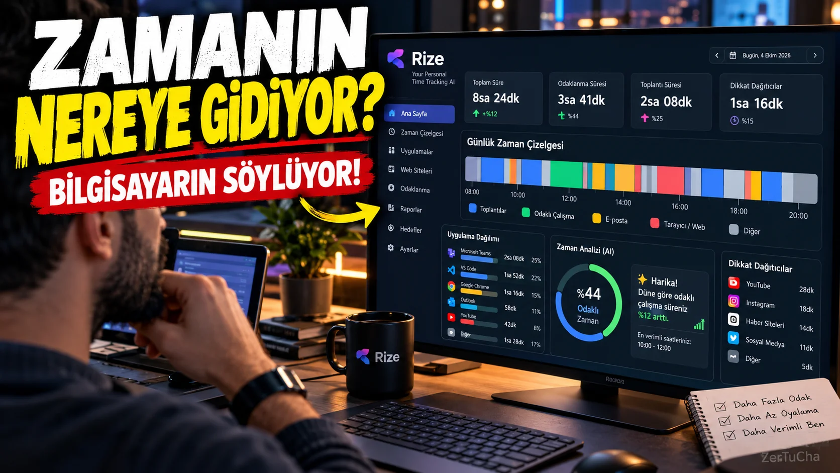BÜTÜN GÜN ÇALIŞIYORSUN AMA NEREYE ZAMAN GİDİYOR? Bu Program Söylüyor