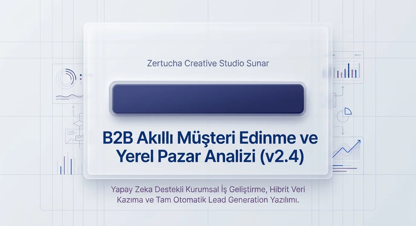 Zertucha B2B Lead Finder Pro (v2.4) (Müşterilerinizi Otomatik Bulun!)