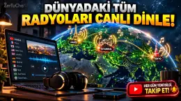 Dünyadaki Binlerce Canlı Radyoyu 3 Boyutlu Kürede Dinleyin: Radio Garden!