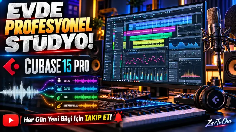 Kendi Müziğinizi Profesyonel Stüdyo Kalitesinde Üretin! Cubase 15 Pro'nun Gücü