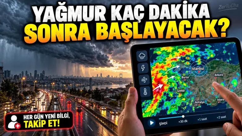 Yağmur ve Fırtına Kaç Dakika Sonra Kapınızda? MGM Canlı Radar ve Uydu!